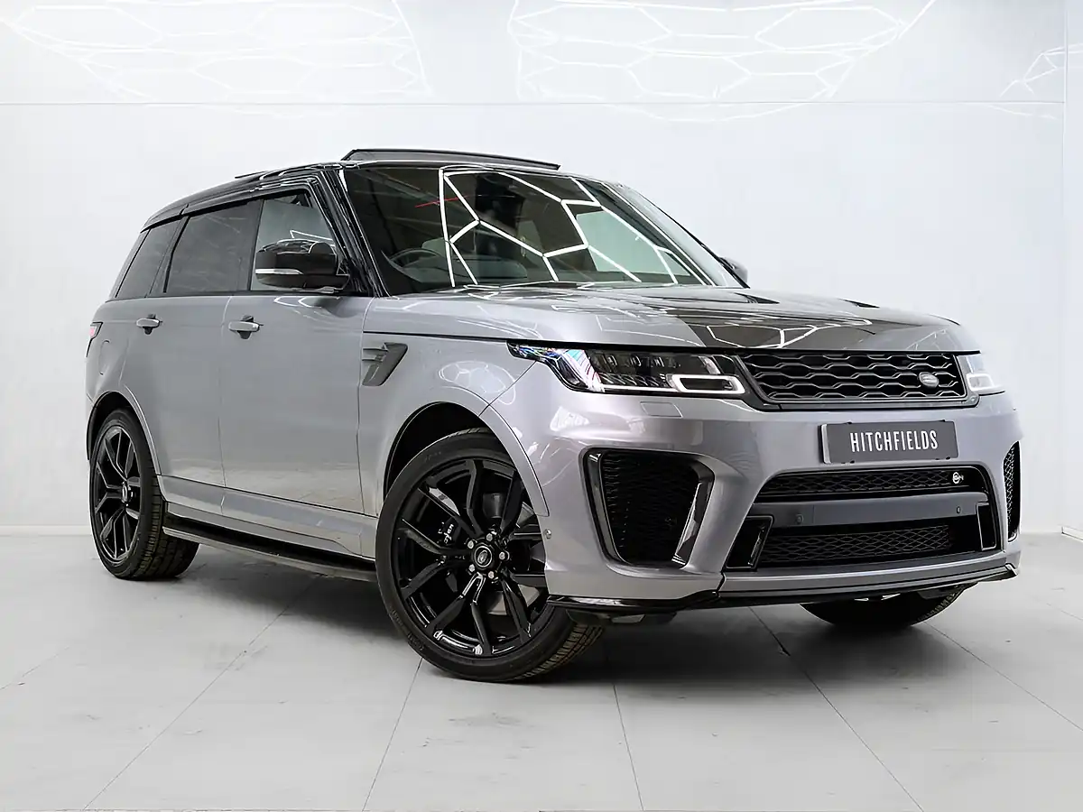 Used 2021 Land Rover Range Rover Sport Svr Carbon Edition Grey - Front View