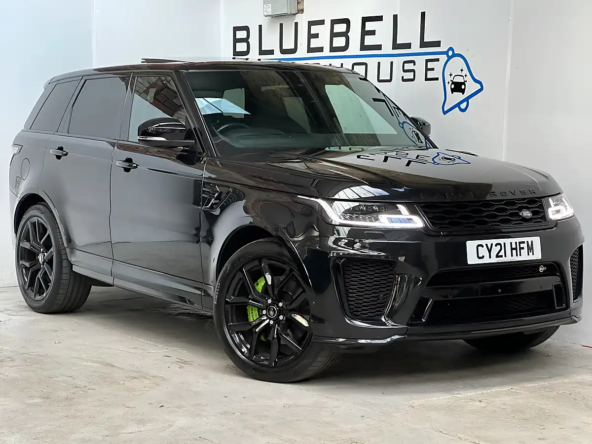 Used 2021 Land Rover Range Rover Sport Svr Santorini Black - Front View