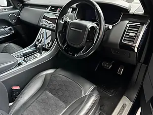 Used 2021 Land Rover Range Rover Sport Svr Santorini Black - Interior and Exterior details 4