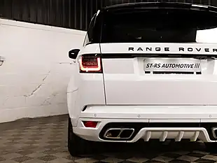 Used 2021 Land Rover Range Rover Sport Svr White - Interior and Exterior details 10