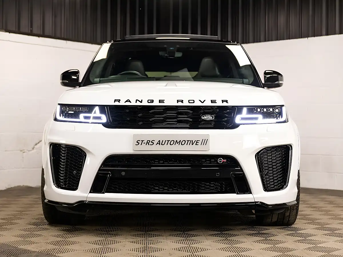 Used 2021 Land Rover Range Rover Sport Svr White - Interior and Exterior details 2