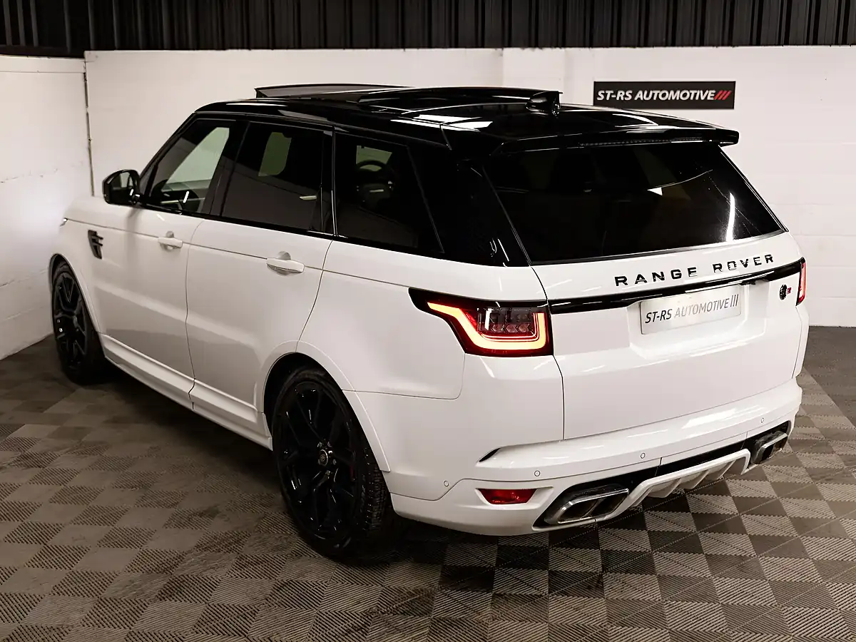 Used 2021 Land Rover Range Rover Sport Svr White - Interior and Exterior details 3