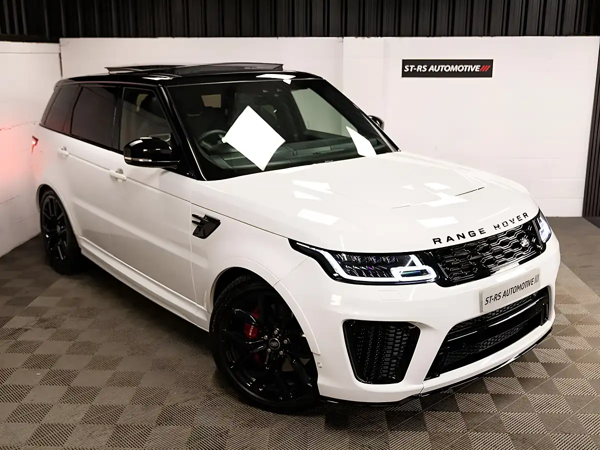 Used 2021 Land Rover Range Rover Sport Svr White - Interior and Exterior details 5