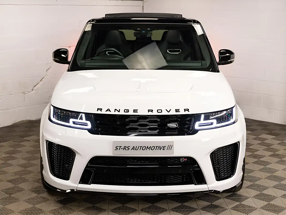 Used 2021 Land Rover Range Rover Sport Svr White - Interior and Exterior details 6