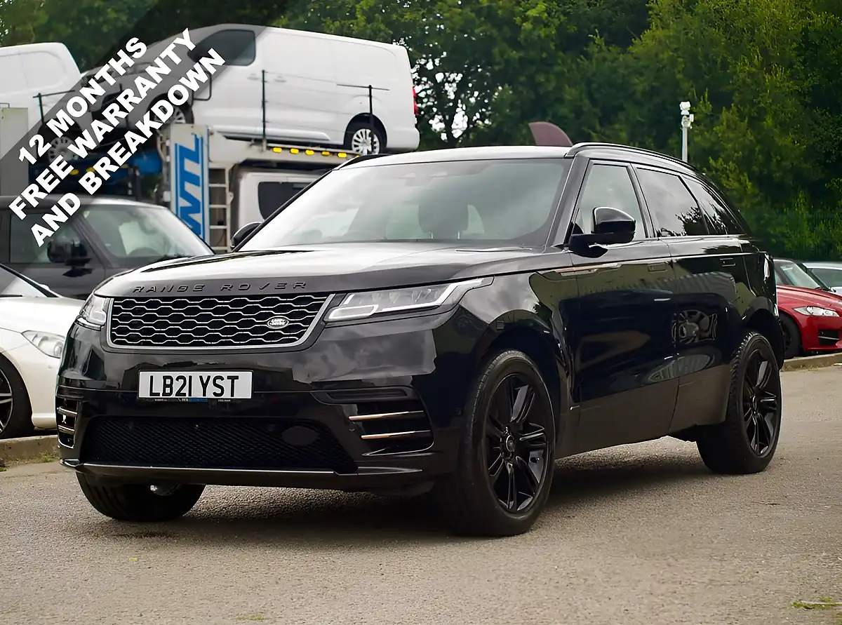 Used 2021 Land Rover Range Rover Velar R-Dynamic Se Black - Front View