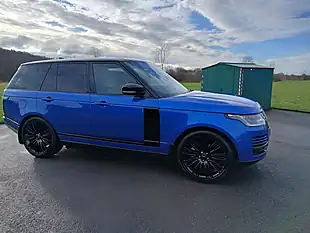 Used 2021 Land Rover Range Rover Westminster Black Velocity Blue Metallic - Interior and Exterior details 2
