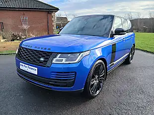 Used 2021 Land Rover Range Rover Westminster Black Velocity Blue Metallic - Interior and Exterior details 4