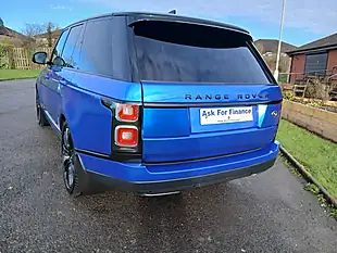 Used 2021 Land Rover Range Rover Westminster Black Velocity Blue Metallic - Interior and Exterior details 5