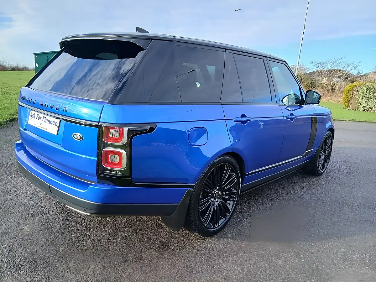 Used 2021 Land Rover Range Rover Westminster Black Velocity Blue Metallic - Interior and Exterior details 7