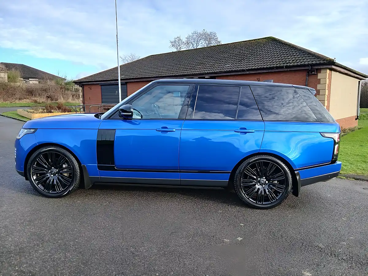 Used 2021 Land Rover Range Rover Westminster Black Velocity Blue Metallic - Interior and Exterior details 8