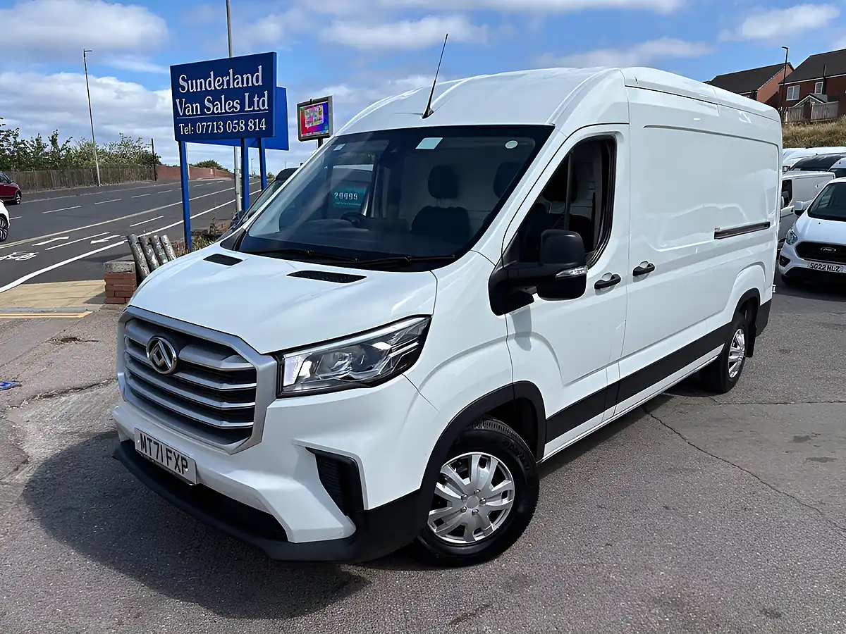 Used 2021 Maxus Deliver 9 L3 H2 White - Front View
