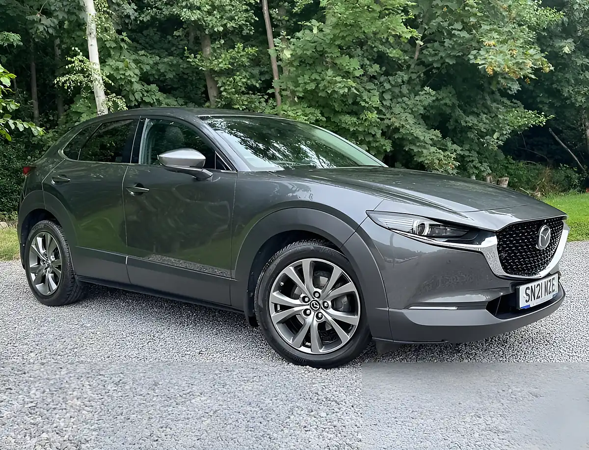 Used 2021 Mazda CX-30 GT Sport Tech Grey - Front View