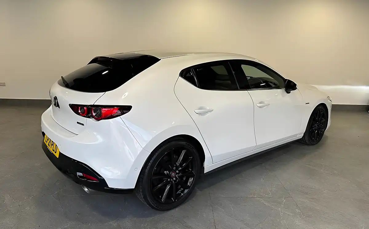 Used 2021 Mazda Mazda3 100th Anniversary Edition Snowflake White Pearl - Interior and Exterior details 3