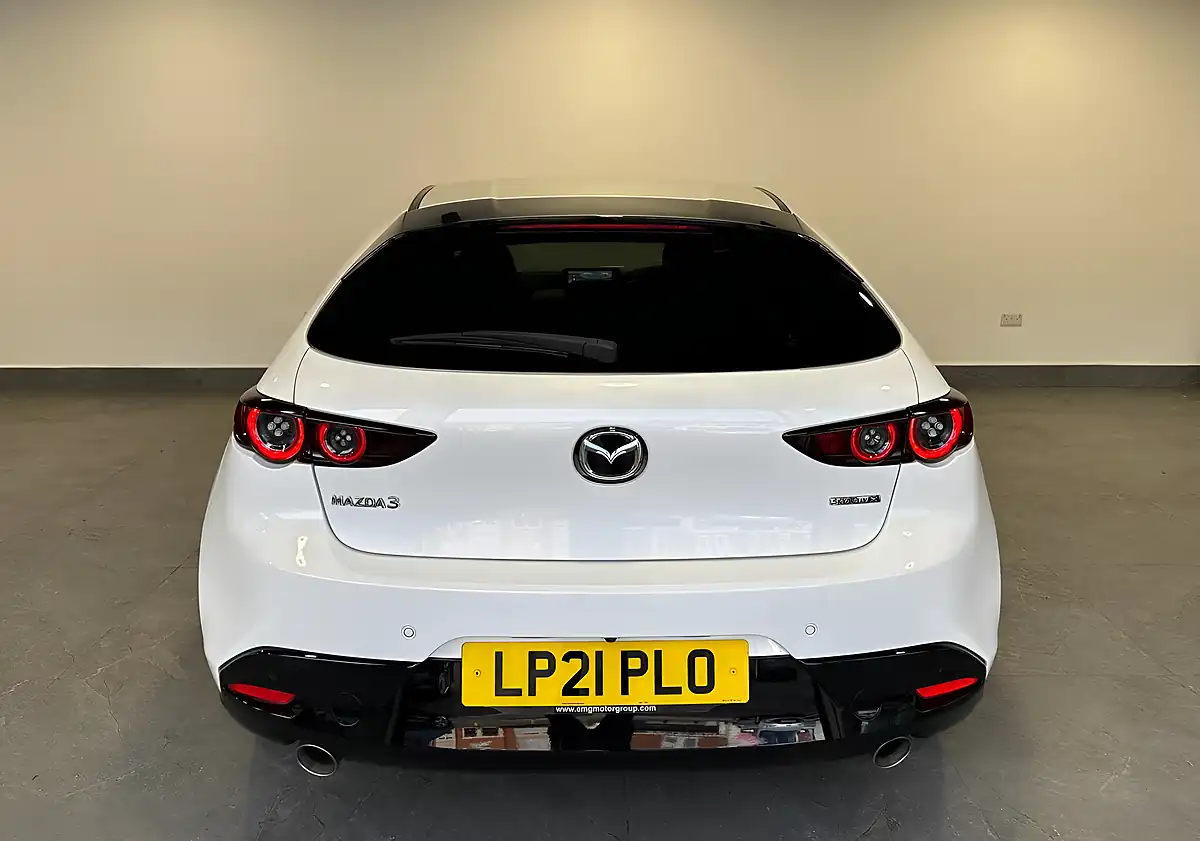 Used 2021 Mazda Mazda3 100th Anniversary Edition Snowflake White Pearl - Interior and Exterior details 4