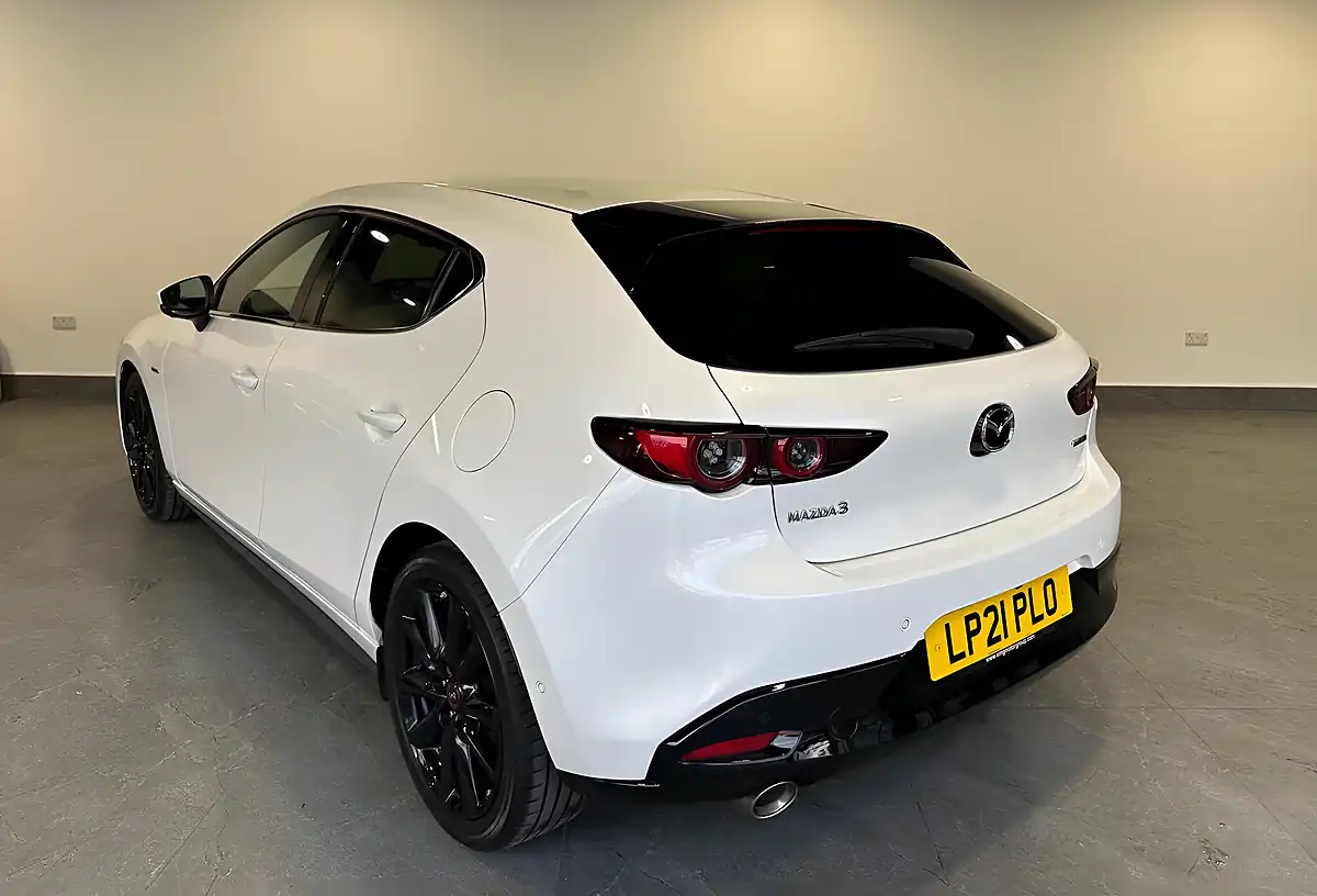 Used 2021 Mazda Mazda3 100th Anniversary Edition Snowflake White Pearl - Interior and Exterior details 5