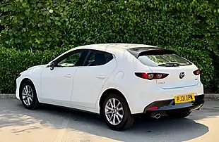 Used 2021 Mazda Mazda3 Se-L White - Interior and Exterior details 3