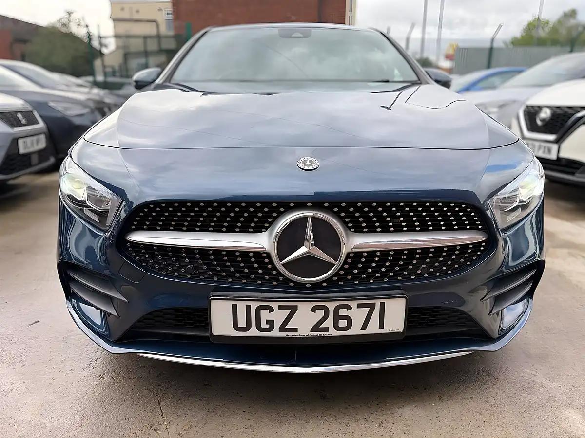 Used 2021 Mercedes A250 AMG Line Blue - Interior and Exterior details 5