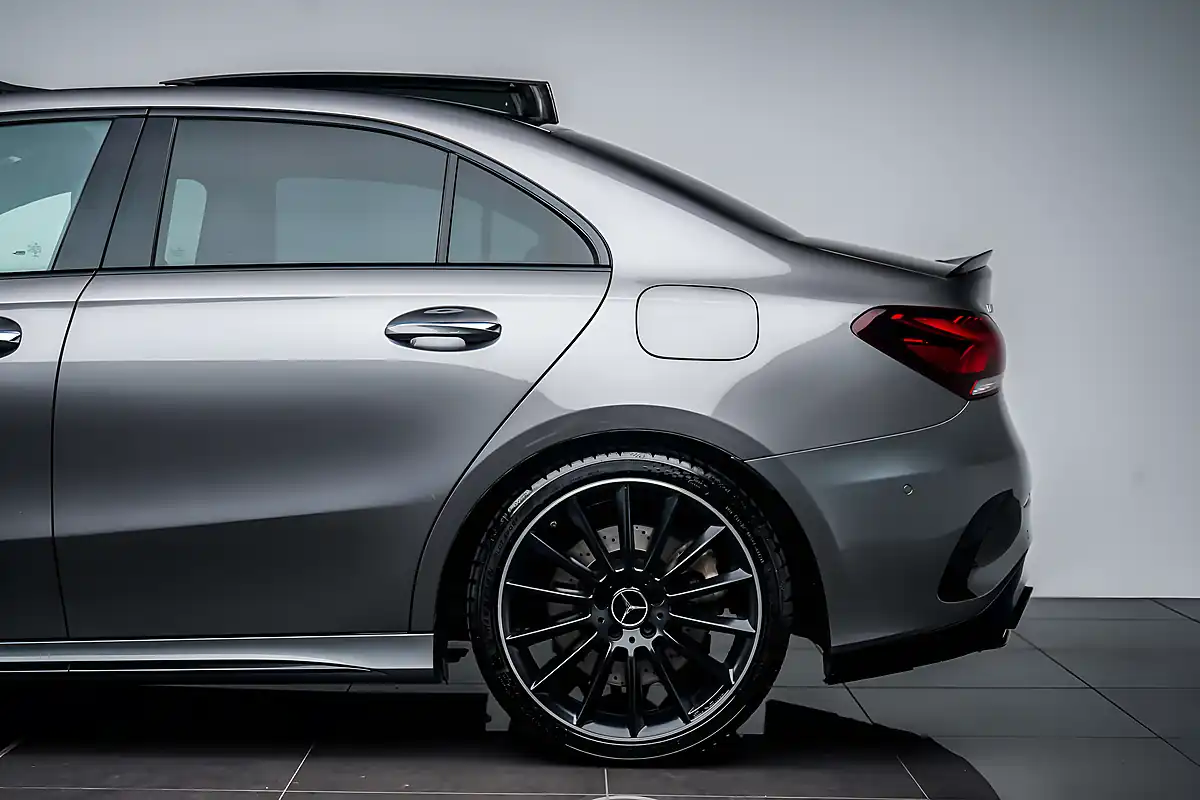 Used 2021 Mercedes A35 AMG Premium Plus Mountain Grey - Interior and Exterior details 13