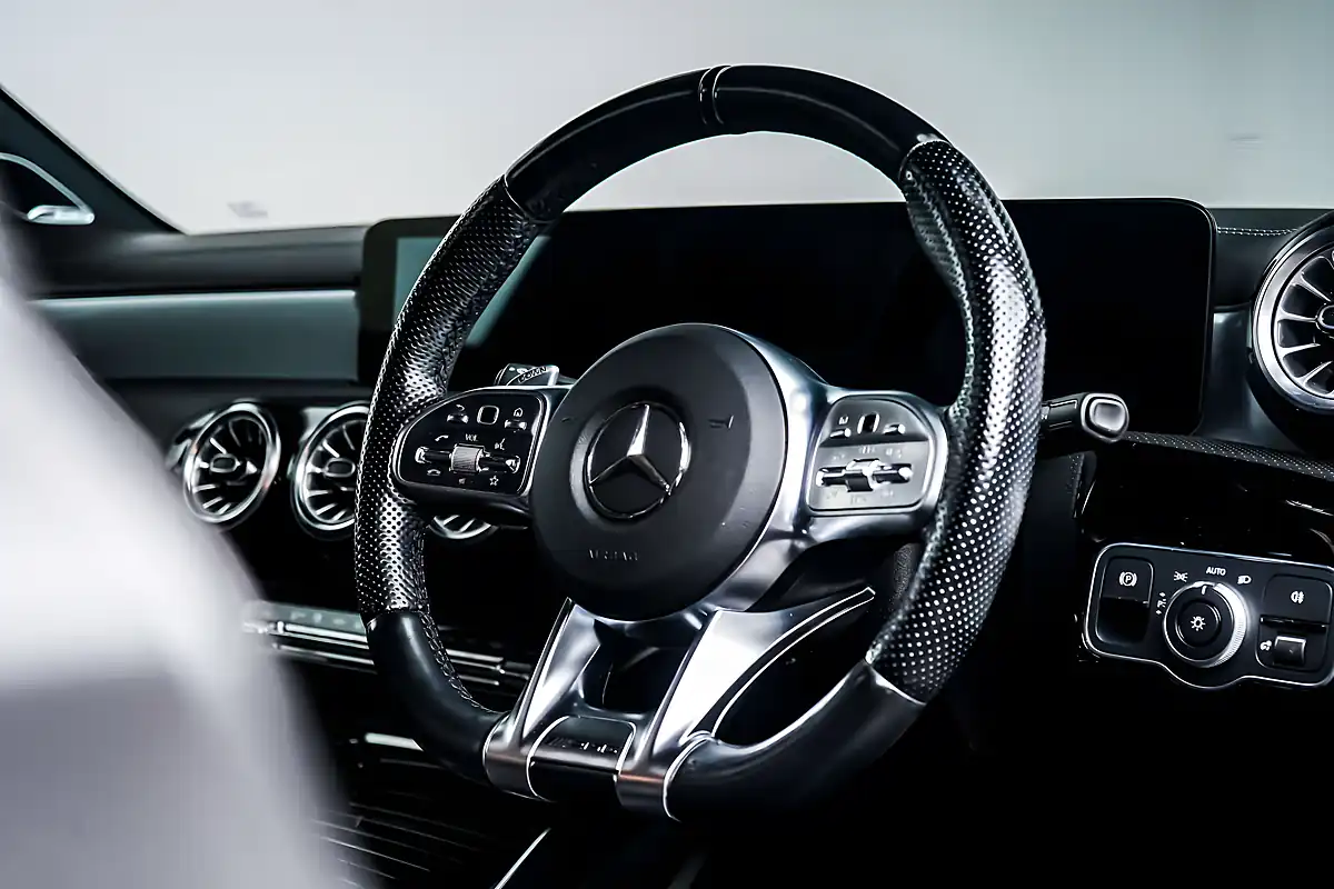 Used 2021 Mercedes A35 AMG Premium Plus Mountain Grey - Interior and Exterior details 18