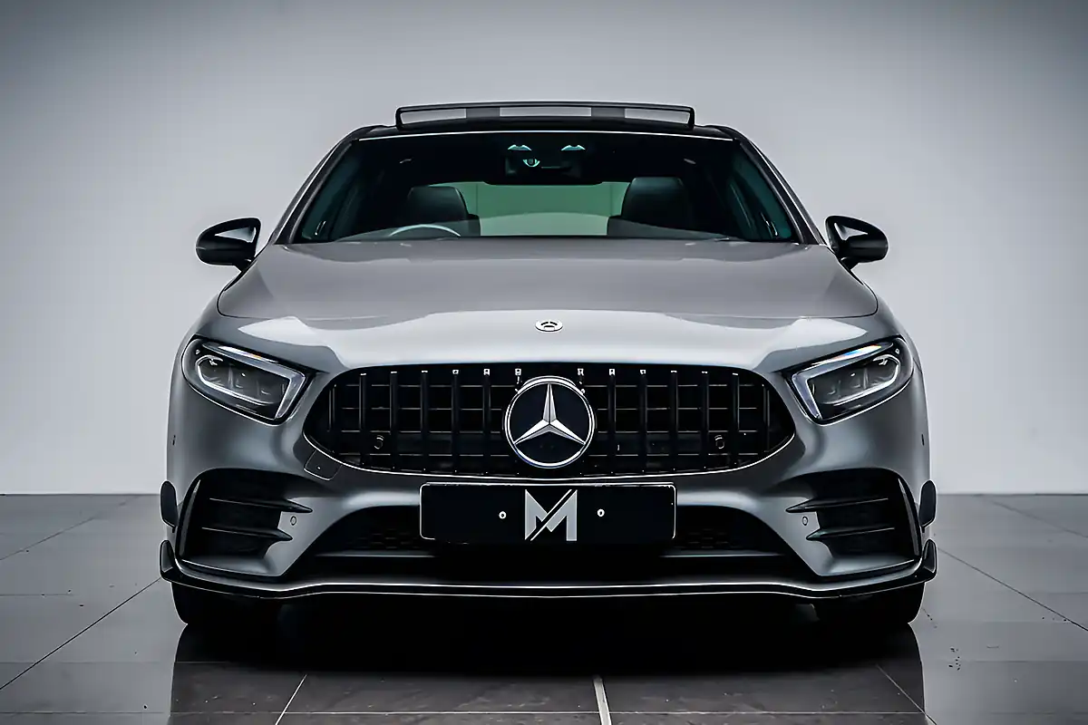 Used 2021 Mercedes A35 AMG Premium Plus Mountain Grey - Interior and Exterior details 2