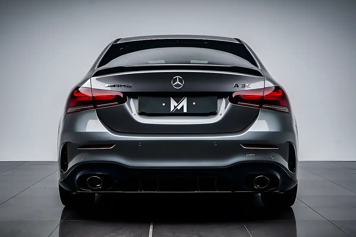 Used 2021 Mercedes A35 AMG Premium Plus Mountain Grey - Interior and Exterior details 3
