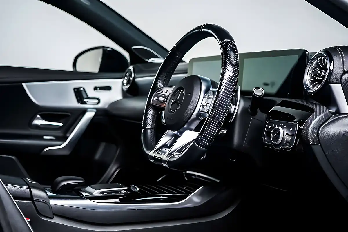 Used 2021 Mercedes A35 AMG Premium Plus Mountain Grey - Interior and Exterior details 8
