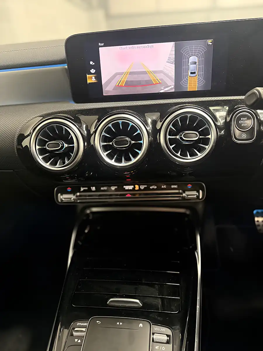 Used 2021 Mercedes-Benz a Class A35 AMG Black - Interior and Exterior details 11