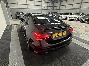 Used 2021 Mercedes-Benz a Class A35 AMG Black - Interior and Exterior details 4