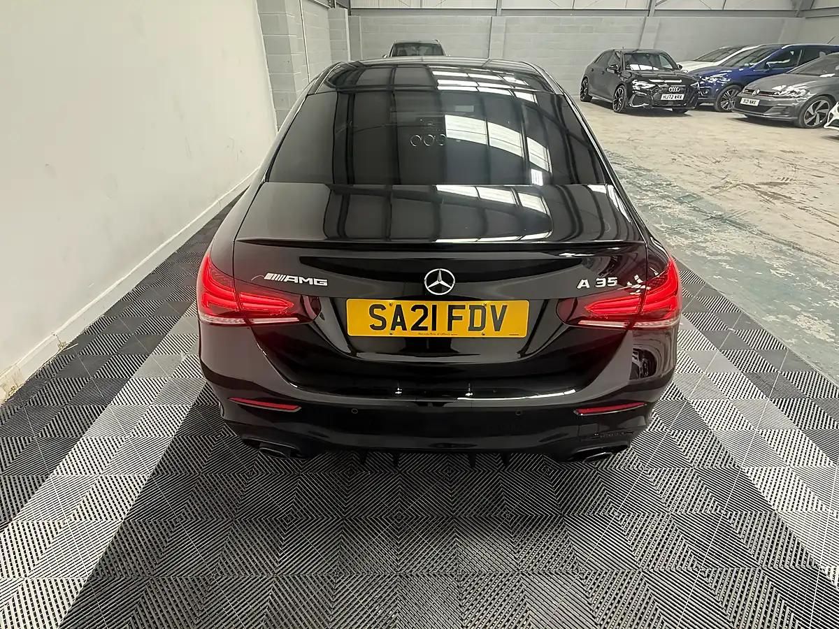 Used 2021 Mercedes-Benz a Class A35 AMG Black - Interior and Exterior details 5