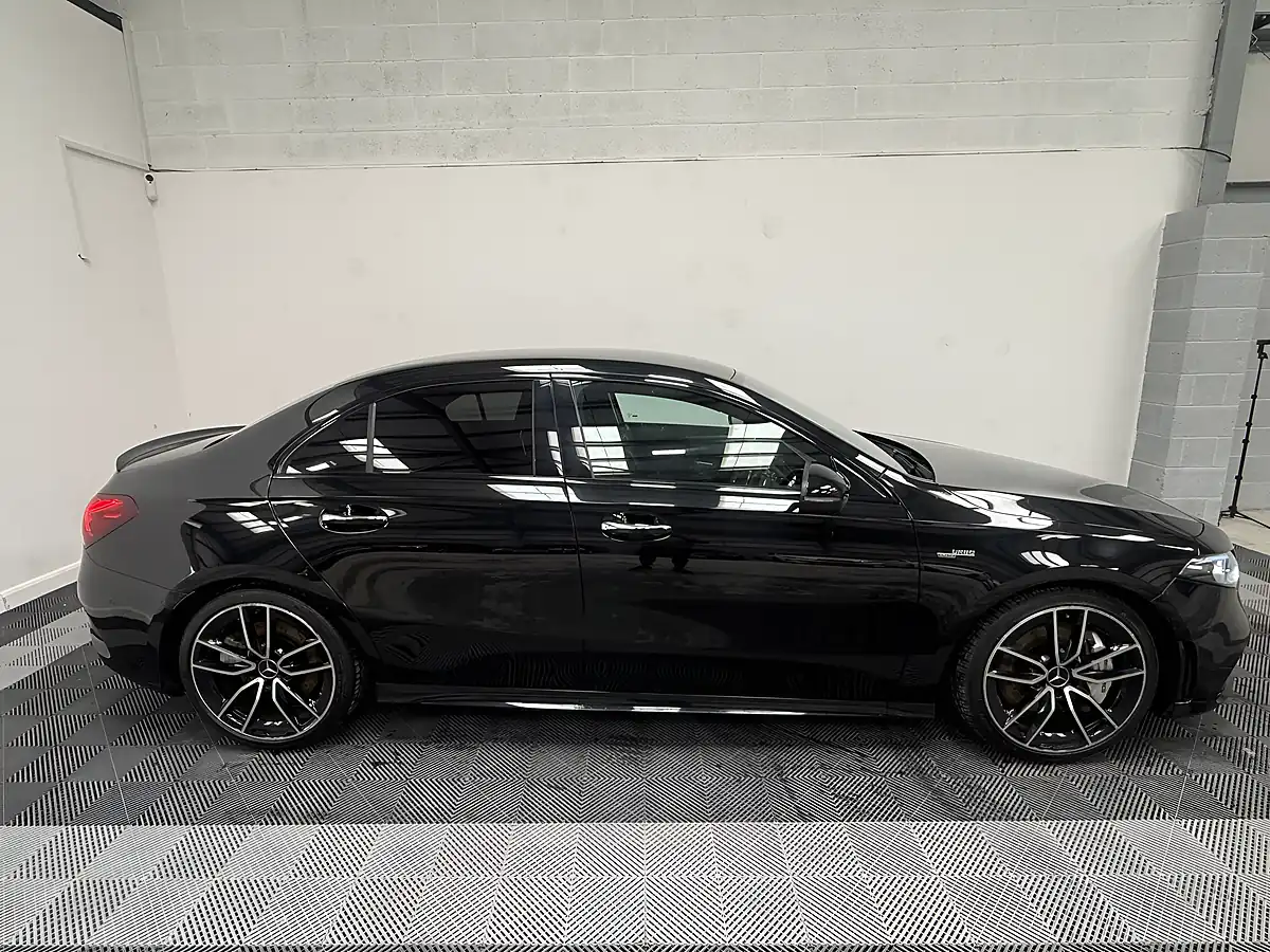 Used 2021 Mercedes-Benz a Class A35 AMG Black - Interior and Exterior details 7