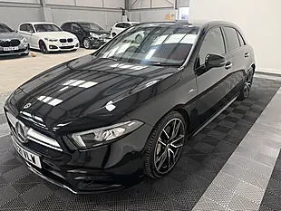 Used 2021 Mercedes-Benz a Class A35 AMG Black - Interior and Exterior details 3