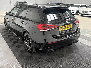 Used 2021 Mercedes-Benz a Class A35 AMG Black - Interior and Exterior details 4