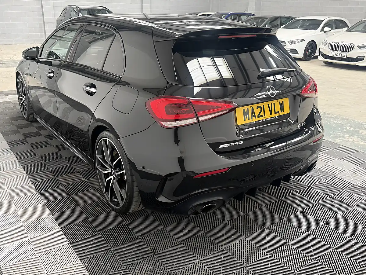 Used 2021 Mercedes-Benz a Class A35 AMG Black - Interior and Exterior details 4