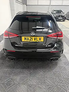 Used 2021 Mercedes-Benz a Class A35 AMG Black - Interior and Exterior details 5