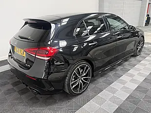 Used 2021 Mercedes-Benz a Class A35 AMG Black - Interior and Exterior details 6