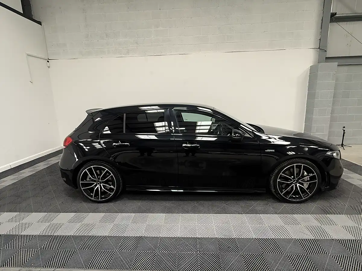 Used 2021 Mercedes-Benz a Class A35 AMG Black - Interior and Exterior details 7