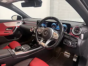 Used 2021 Mercedes-Benz a Class A35 AMG Black - Interior and Exterior details 8