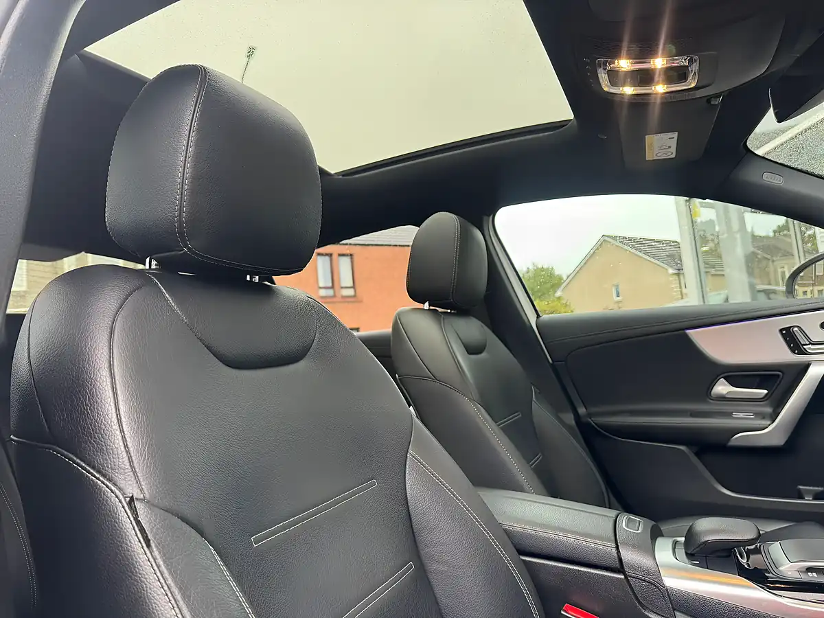 Used 2021 Mercedes-Benz a Class A35 AMG Edition (premium Plus) White - Interior and Exterior details 11
