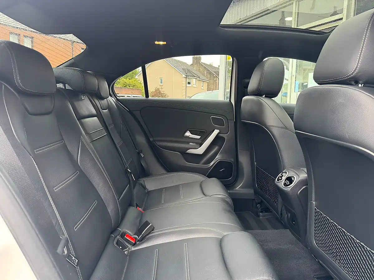 Used 2021 Mercedes-Benz a Class A35 AMG Edition (premium Plus) White - Interior and Exterior details 13