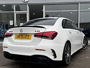 Used 2021 Mercedes-Benz a Class A35 AMG Edition (premium Plus) White - Interior and Exterior details 3