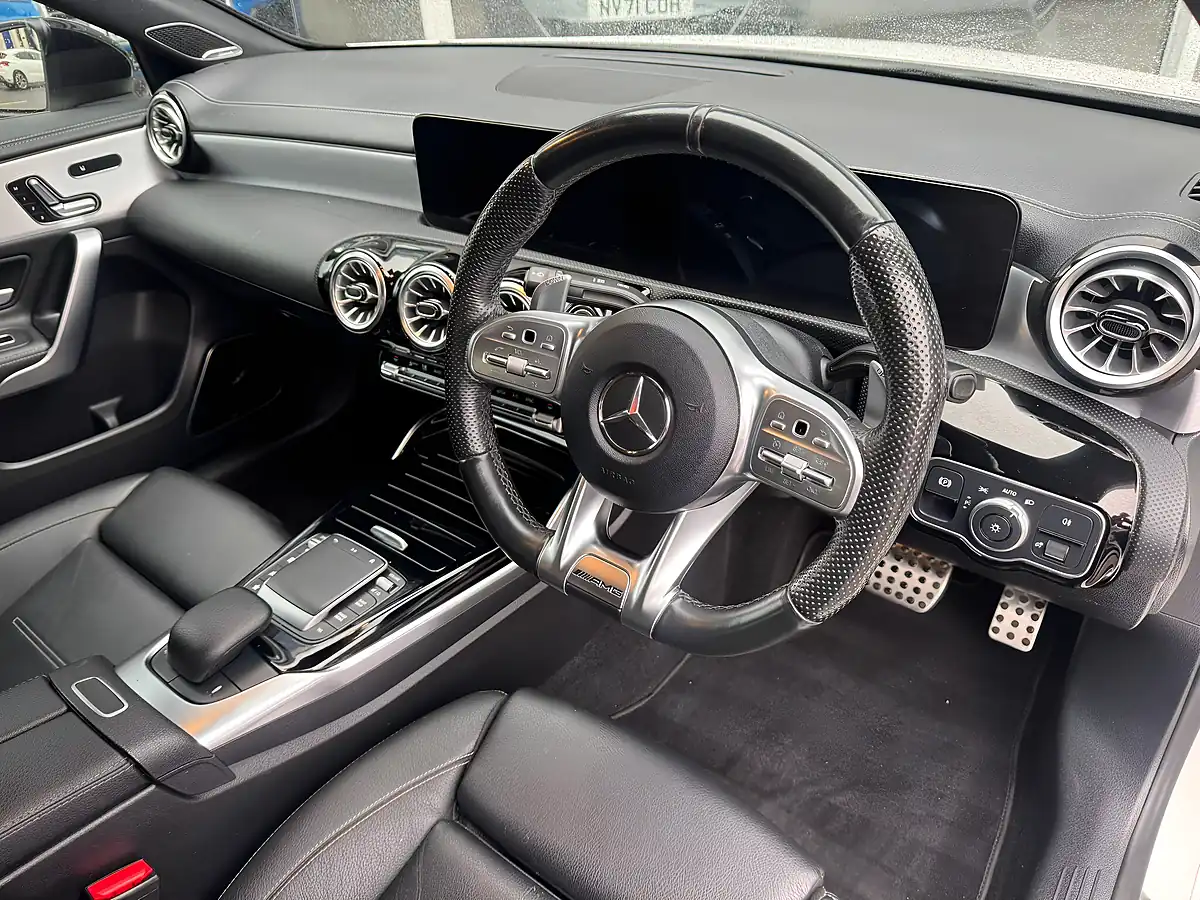 Used 2021 Mercedes-Benz a Class A35 AMG Edition (premium Plus) White - Interior and Exterior details 7