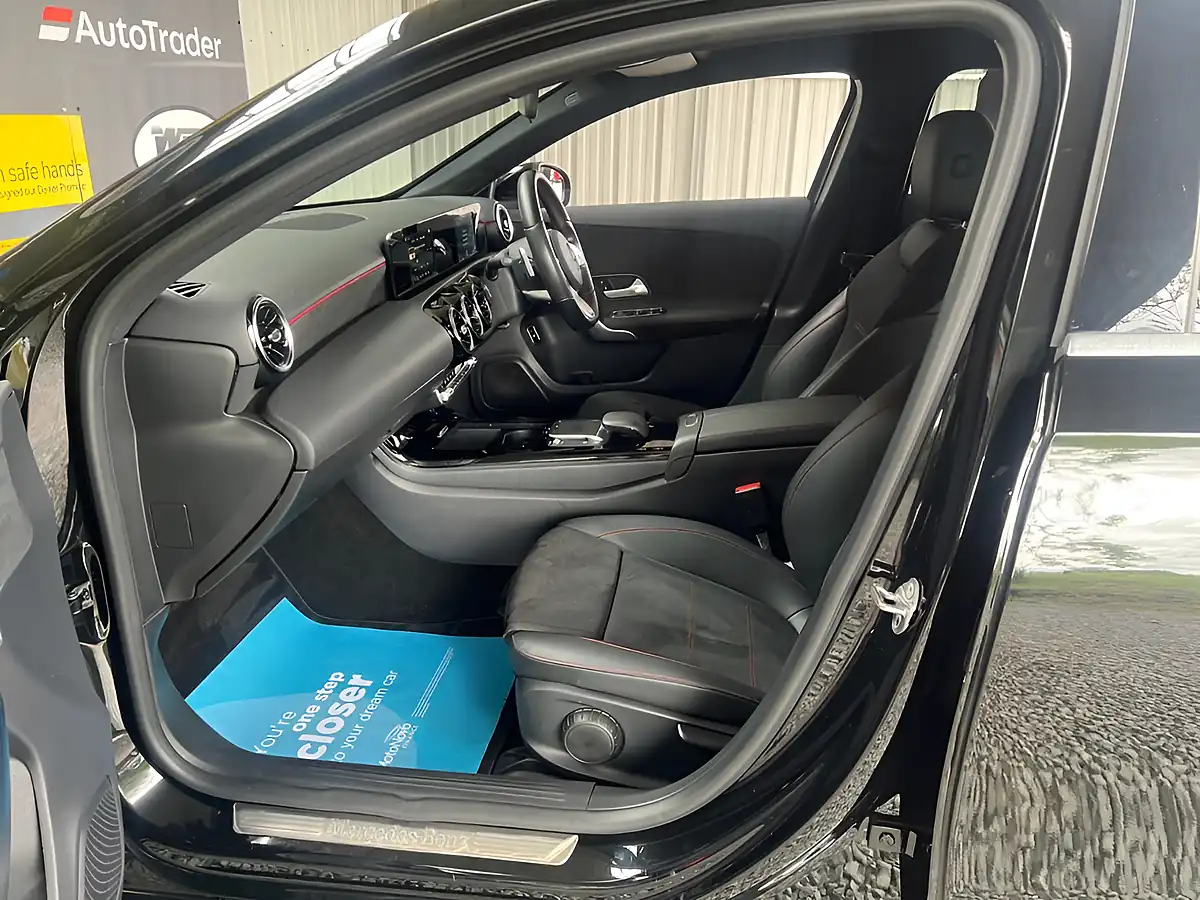 Used 2021 Mercedes-Benz a-Class AMG Line Black - Interior and Exterior details 14