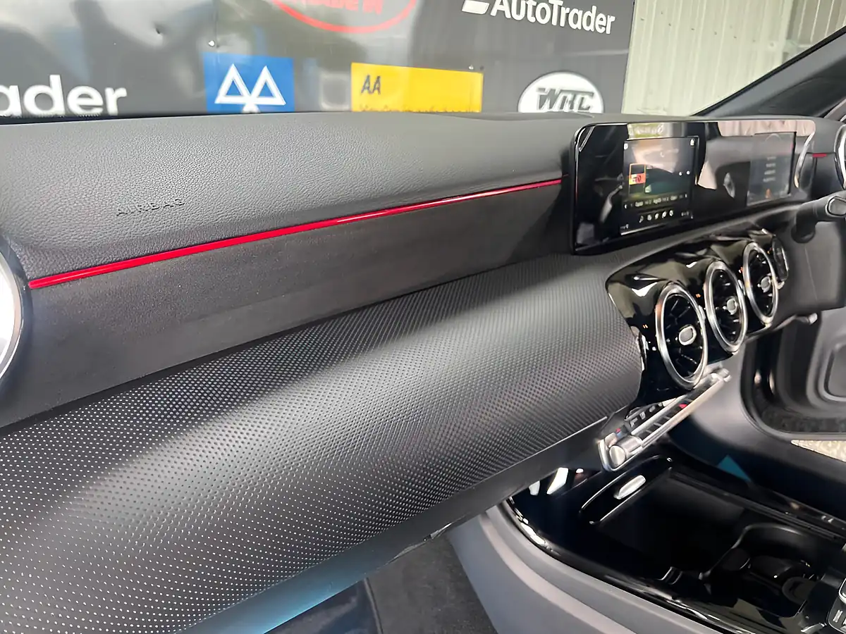 Used 2021 Mercedes-Benz a-Class AMG Line Black - Interior and Exterior details 16