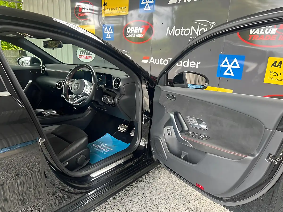 Used 2021 Mercedes-Benz a-Class AMG Line Black - Interior and Exterior details 17