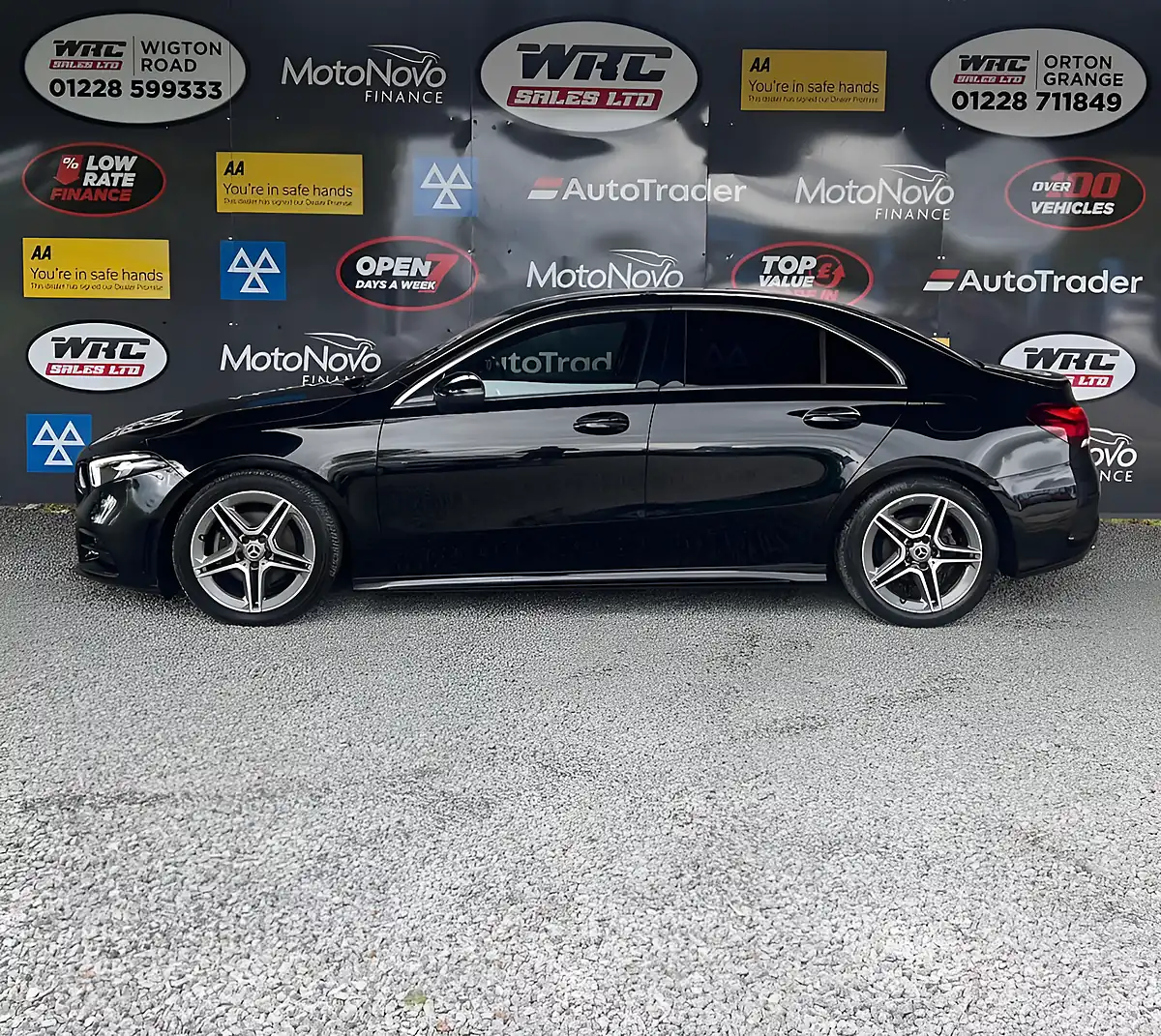 Used 2021 Mercedes-Benz a-Class AMG Line Black - Interior and Exterior details 2