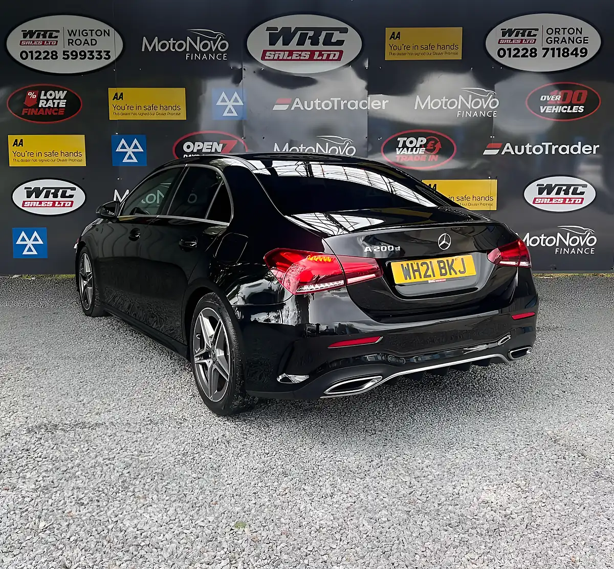Used 2021 Mercedes-Benz a-Class AMG Line Black - Interior and Exterior details 3