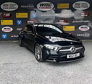 Used 2021 Mercedes-Benz a-Class AMG Line Black - Interior and Exterior details 4