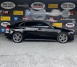 Used 2021 Mercedes-Benz a-Class AMG Line Black - Interior and Exterior details 5