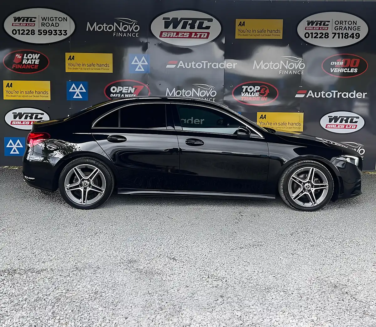 Used 2021 Mercedes-Benz a-Class AMG Line Black - Interior and Exterior details 5