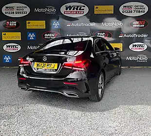 Used 2021 Mercedes-Benz a-Class AMG Line Black - Interior and Exterior details 6